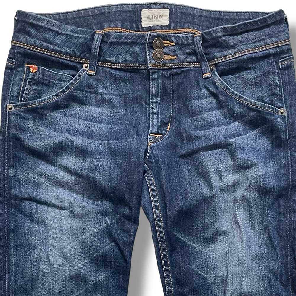 HP! 🎉❤️ Hudson Jeans Collin Skinny Fit Stretch Jeans - Picture 4 of 13